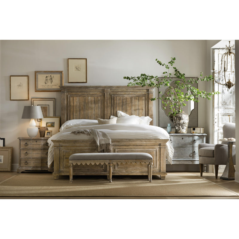 Hooker Furniture 5750-90260-MWD Boheme Laurier California King Panel Bed IMAGE 7