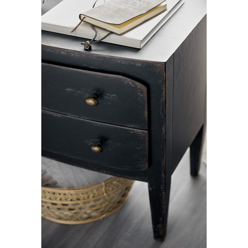 Hooker Furniture 5805-90016-99 Ciao Bella Two-Drawer Nightstand- Black IMAGE 5