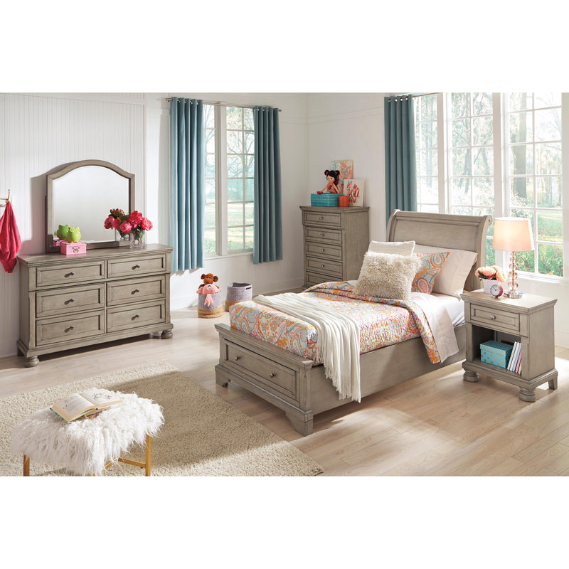 Signature Design by Ashley Lettner B733B21 Twin Sleigh Bed IMAGE 7