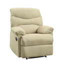 Acme Furniture Arcadia 00626 Recliner - Beige IMAGE 2