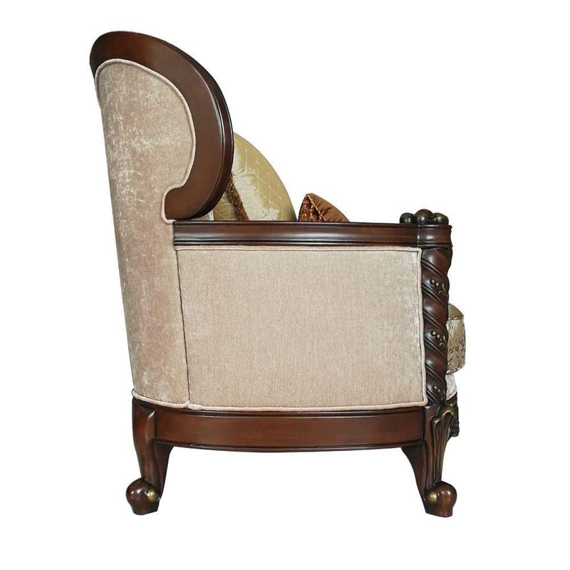 Acme Furniture Devayne Stationary Fabric Chair 50687 IMAGE 3