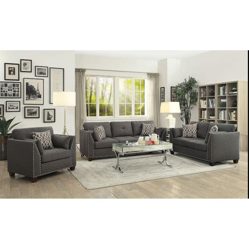Acme Furniture Laurissa Stationary Fabric Sofa 52405 IMAGE 6