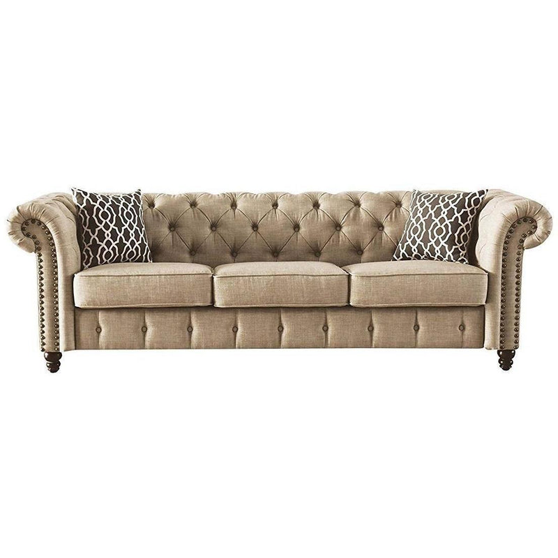 Acme Furniture Aurelia Stationary Fabric Sofa 52420 IMAGE 1