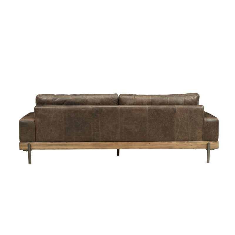Acme Furniture Silchester Stationary Leather Sofa 52475 IMAGE 4
