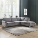 Acme Furniture Melvyn 52755 Sectional Sofa IMAGE 1