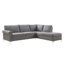 Acme Furniture Melvyn 52755 Sectional Sofa IMAGE 2