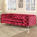 Acme Furniture Adam 52796 Loveseat - Red IMAGE 1