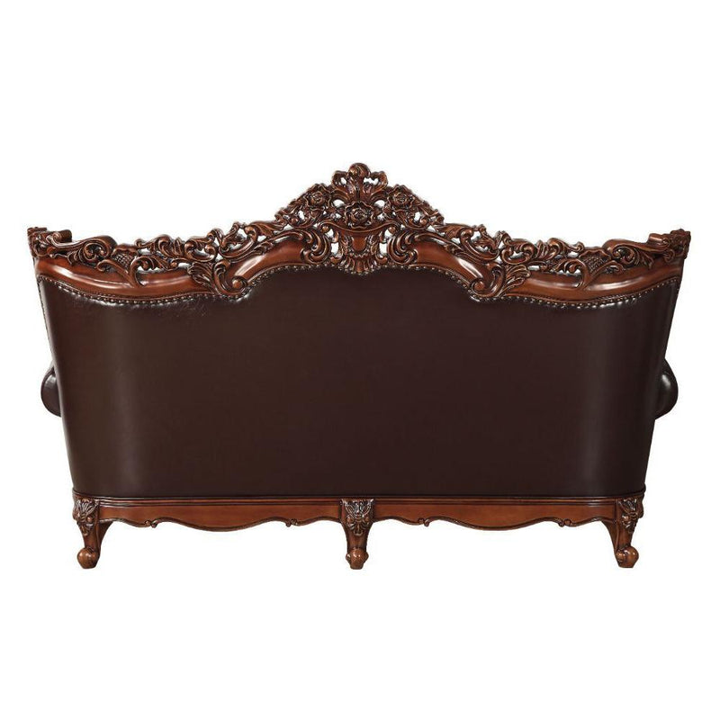 Acme Furniture Forsythia Stationary Leather Match Sofa 53070 IMAGE 4
