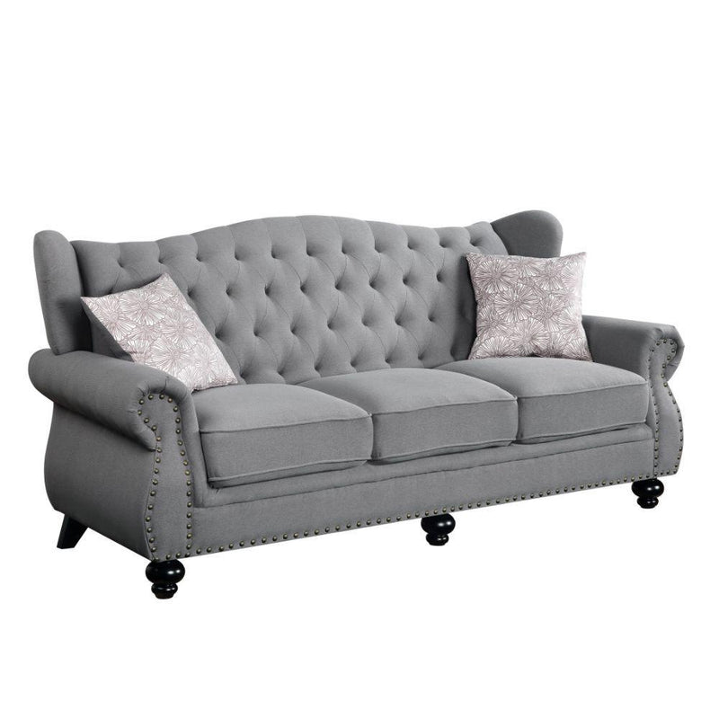 Acme Furniture Hannes Stationary Fabric Sofa 53280 IMAGE 2