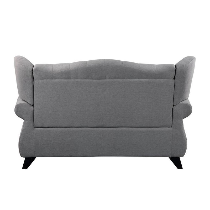 Acme Furniture Hannes Stationary Fabric Loveseat 53281 IMAGE 4