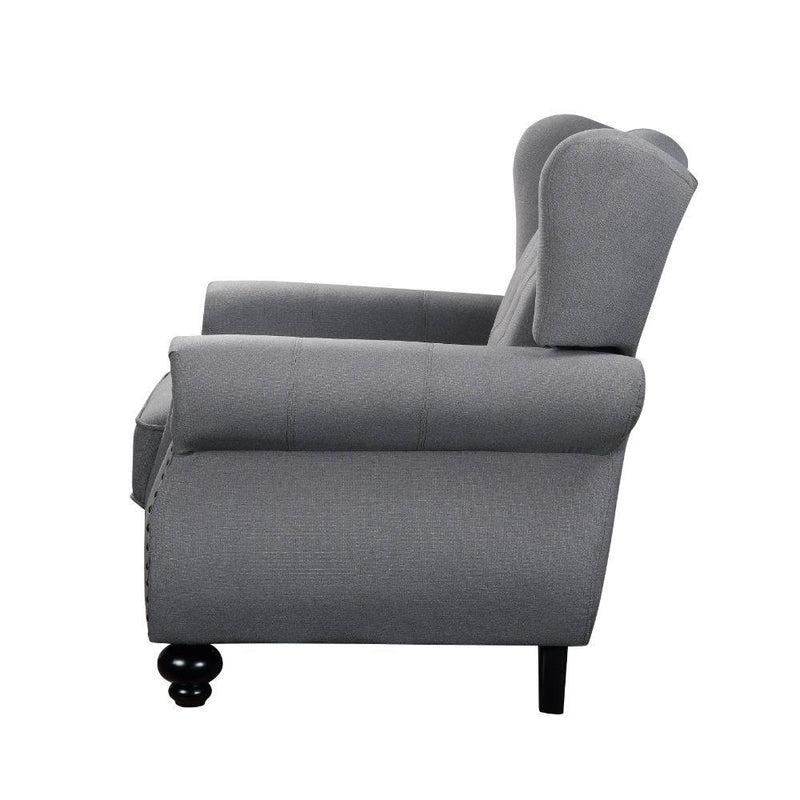 Acme Furniture Hannes Stationary Fabric Chair 53282 IMAGE 2