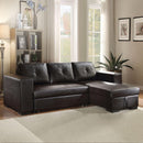 Acme Furniture Lloyd 53345 Sectional Sofa with Sleeper IMAGE 1