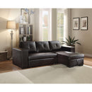 Acme Furniture Lloyd 53345 Sectional Sofa with Sleeper IMAGE 2