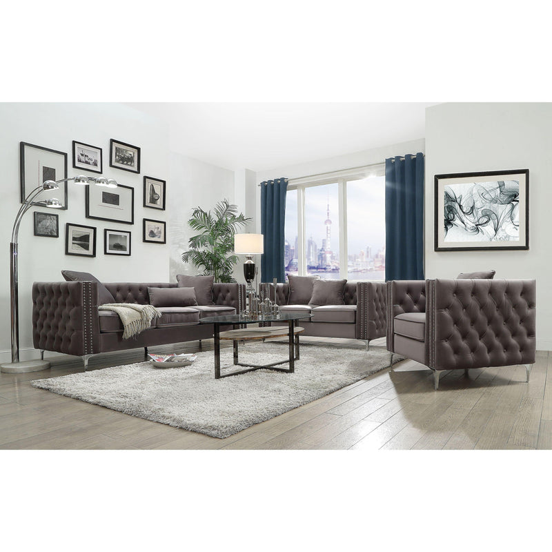 Acme Furniture Gillian II Stationary Fabric Sofa 53385 IMAGE 3