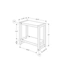 Monarch I 2081 Accent Table - Black/Black IMAGE 10