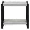 Monarch I 2082 Accent Table - Grey/Black IMAGE 4