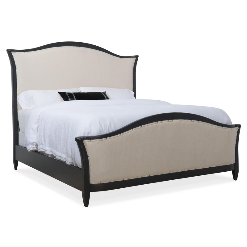 Hooker Furniture 5805-90860-99 Ciao Bella Cal King Upholstered Bed- Black IMAGE 1