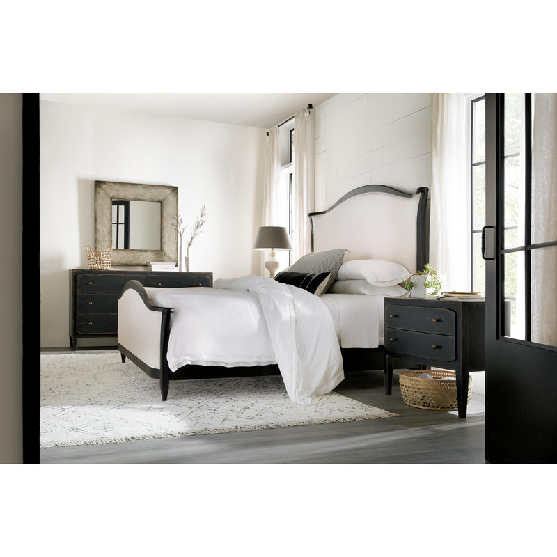 Hooker Furniture 5805-90860-99 Ciao Bella Cal King Upholstered Bed- Black IMAGE 9