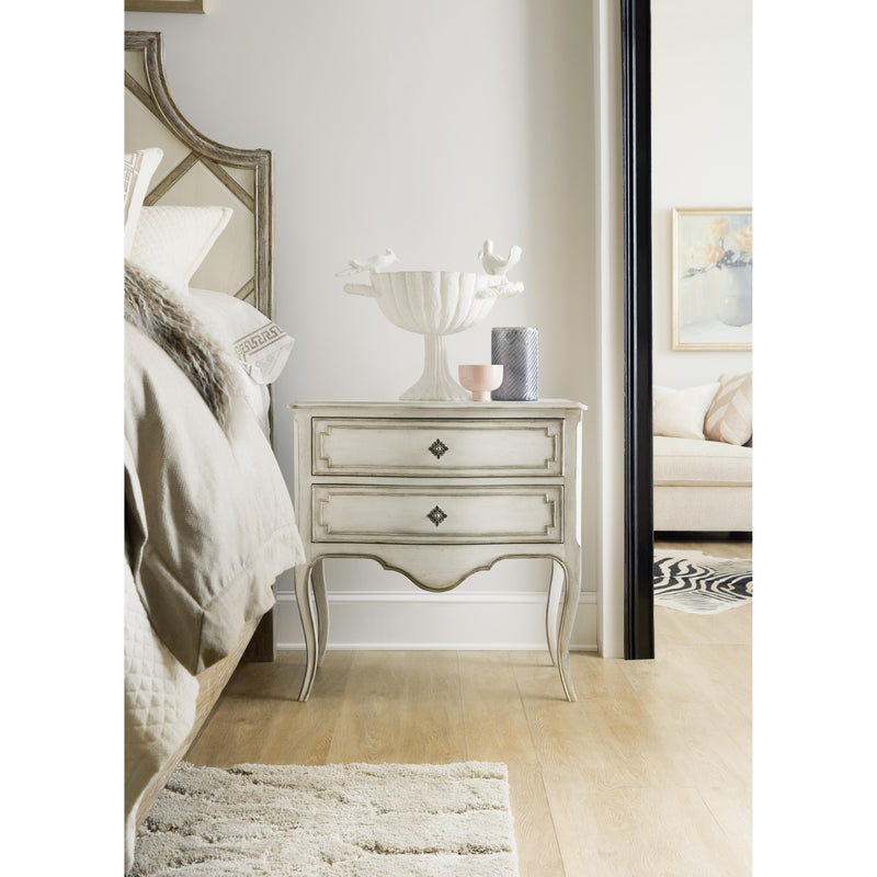 Hooker Furniture 5865-90116-02 Sanctuary Coco En Blanc Nightstand IMAGE 5