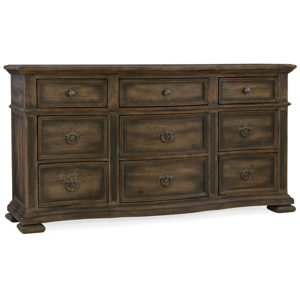 Hooker Furniture 5960-90002-MULTI Williamson Nine-Drawer Dresser IMAGE 1