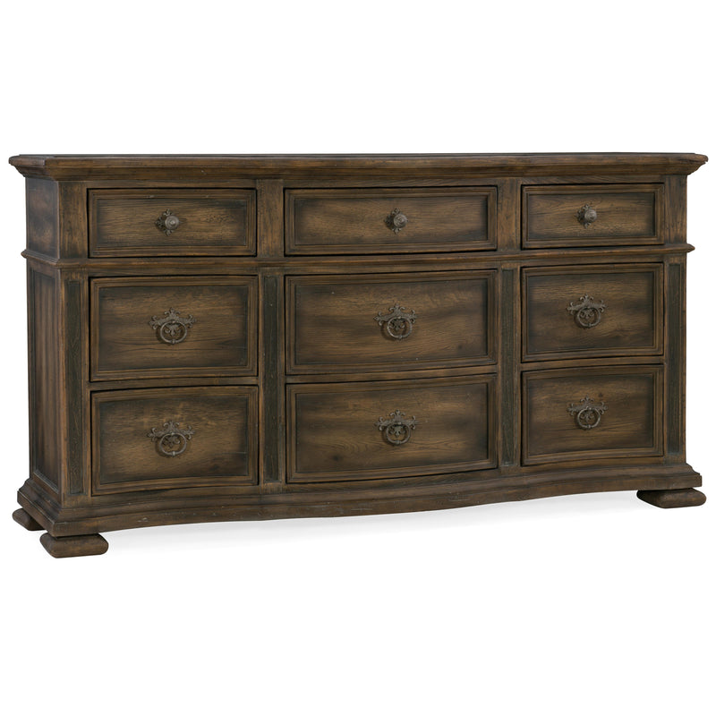 Hooker Furniture 5960-90002-MULTI Williamson Nine-Drawer Dresser IMAGE 1