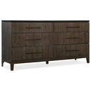  Hooker Furniture 6202-90002-DKW Miramar Aventura Raphael Six-Drawer Stone Top Dresser IMAGE 1