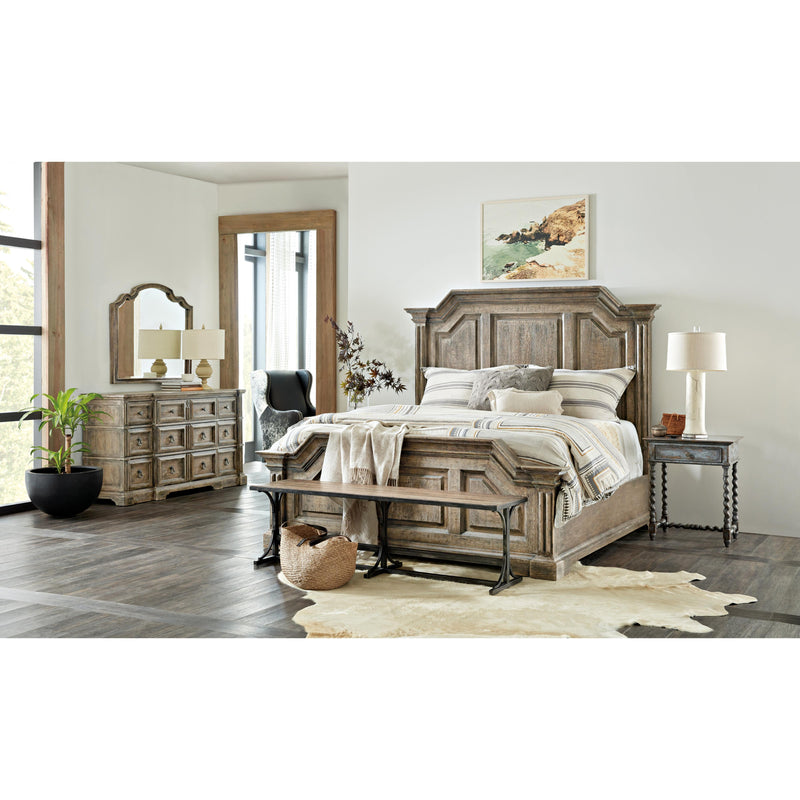 Hooker Furniture 6960-90250-80 La Grange Bradshaw Queen Panel Bed IMAGE 3