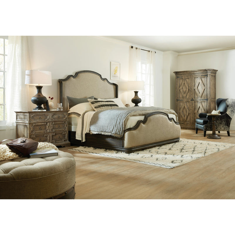 Hooker Furniture 6960-90850-89 La Grange Fayette Queen Upholstered Bed IMAGE 5