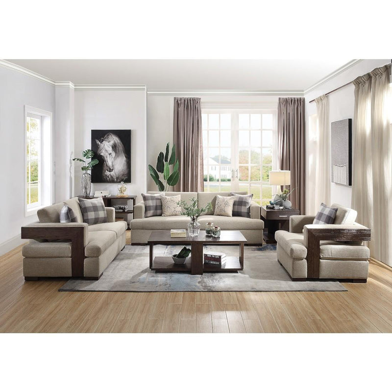 Acme Furniture Niamey Stationary Fabric Sofa 54850 IMAGE 2