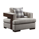 Acme Furniture Niamey 54852 Chair with 1 Pillow IMAGE 1