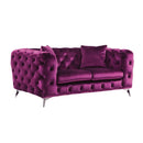 Acme Furniture Atronia 54906 Loveseat - Purple IMAGE 2