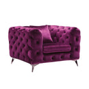 Acme Furniture Atronia 54907 Chair - Purple IMAGE 2