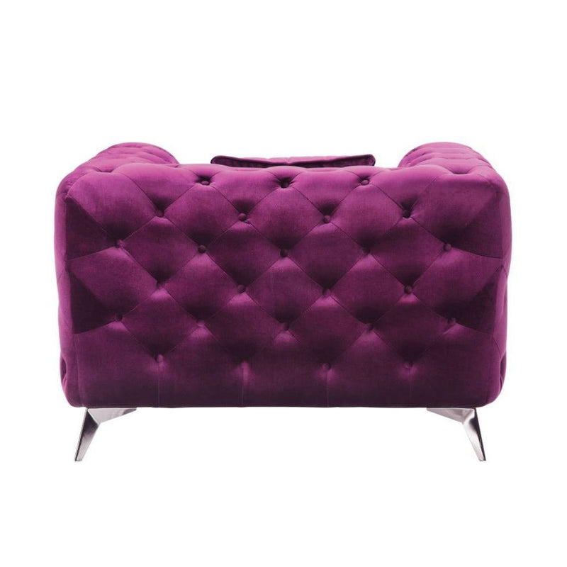 Acme Furniture Atronia Stationary Fabric Chair 54907 IMAGE 3