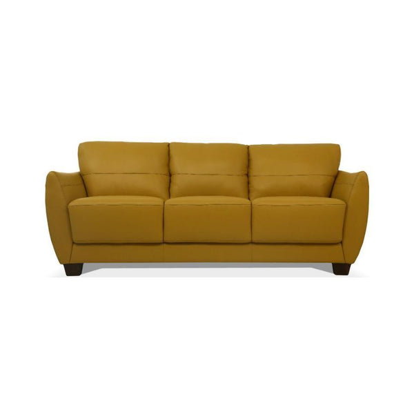 Acme Furniture Valeria Stationary Leather Sofa 54945 IMAGE 1