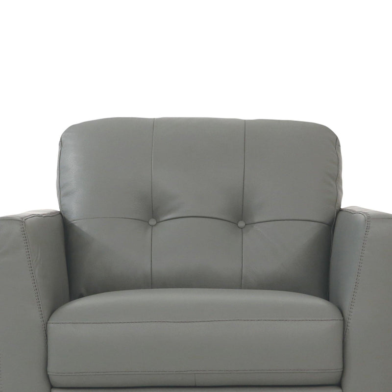 Acme Furniture Radwan Stationary Leather Chair 54962 IMAGE 3