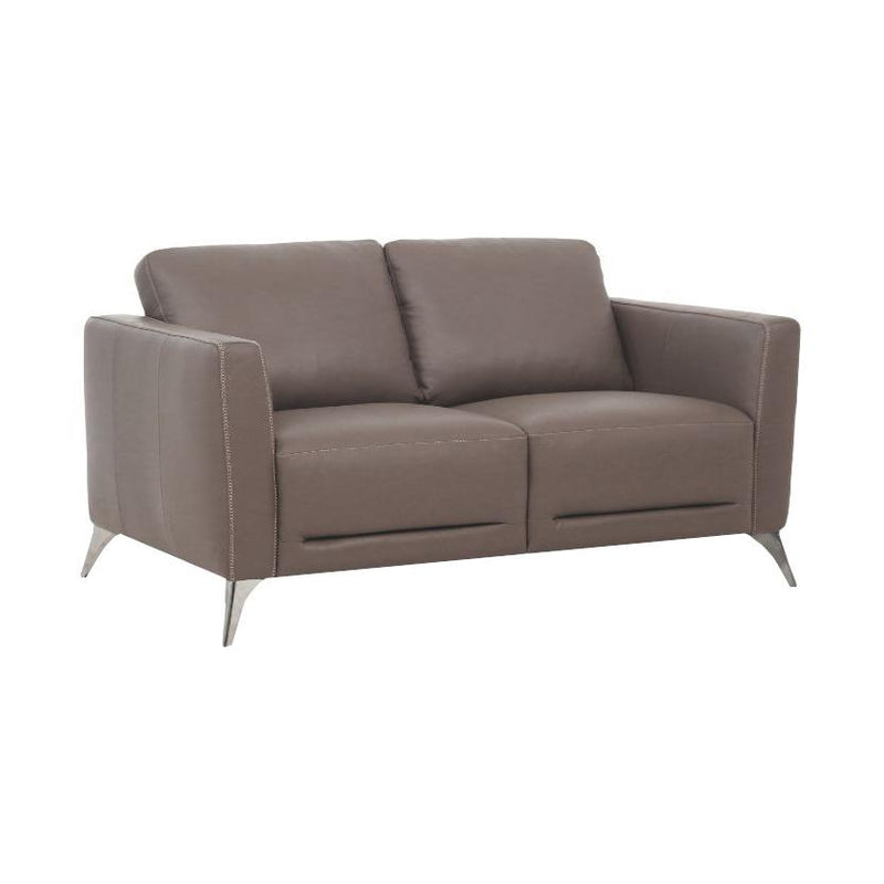 Acme Furniture Malaga Stationary Leather Loveseat 55001 IMAGE 2