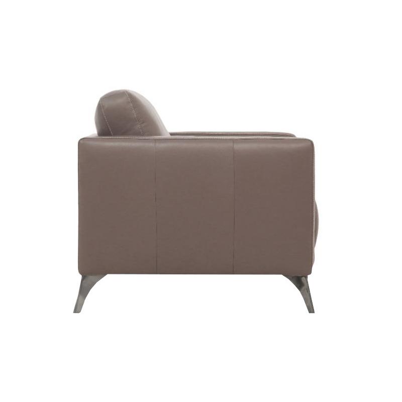 Acme Furniture Malaga Stationary Leather Chair 55002 IMAGE 3