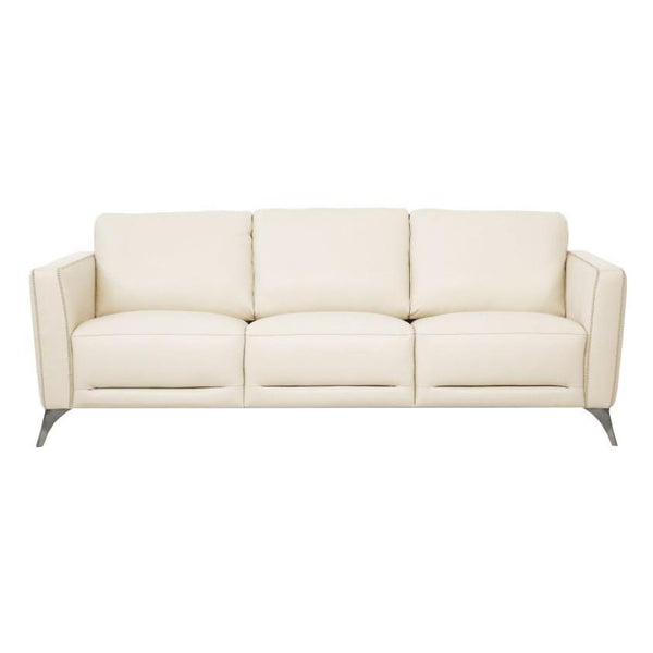 Acme Furniture Malaga Stationary Leather Sofa 55005 IMAGE 1
