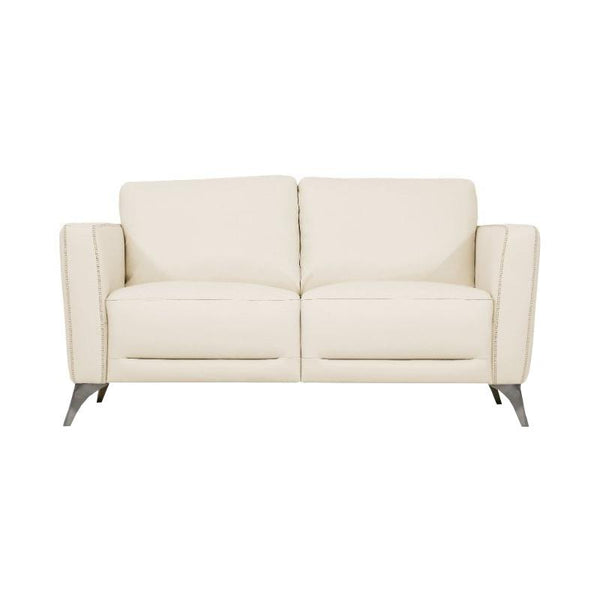 Acme Furniture Malaga Stationary Leather Loveseat 55006 IMAGE 1
