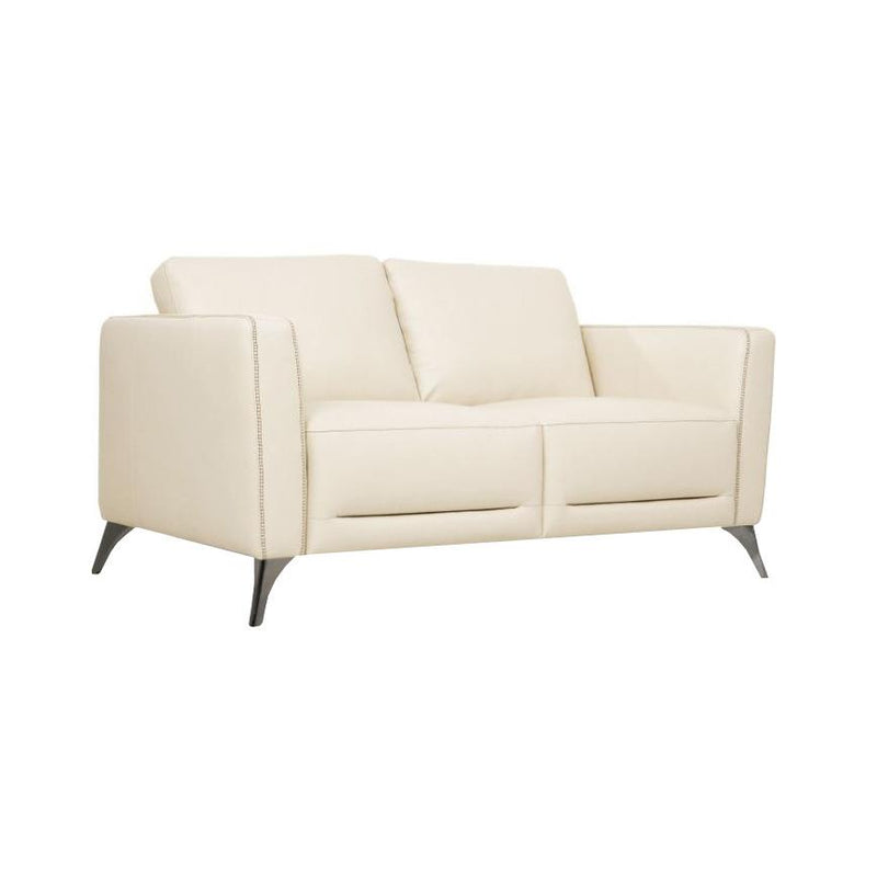 Acme Furniture Malaga Stationary Leather Loveseat 55006 IMAGE 2