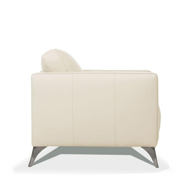 Acme Furniture Malaga Stationary Leather Chair 55007 IMAGE 3