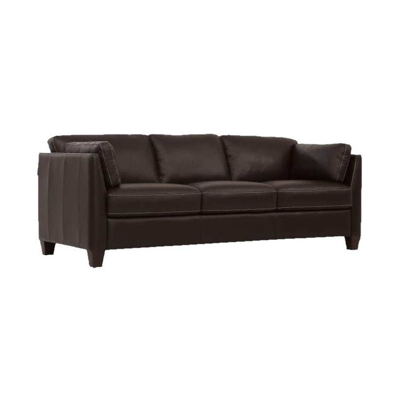 Acme Furniture Matias Stationary Leather Sofa 55010 IMAGE 2