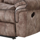 Acme Furniture Zubaida 55020 Glider Sofa - Two Tone Chocolate IMAGE 7