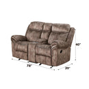 Acme Furniture Zubaida 55021 Motion Loveseat & Console with USB IMAGE 10