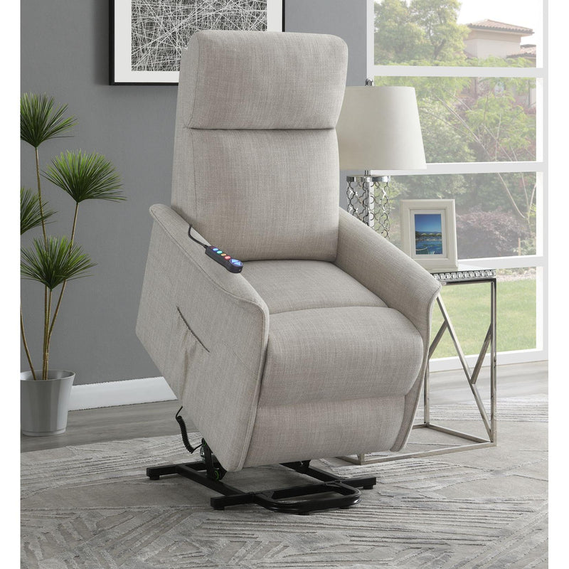 Coaster Furniture Fabric Lift Chair with Heat and Massage 609407P IMAGE 8