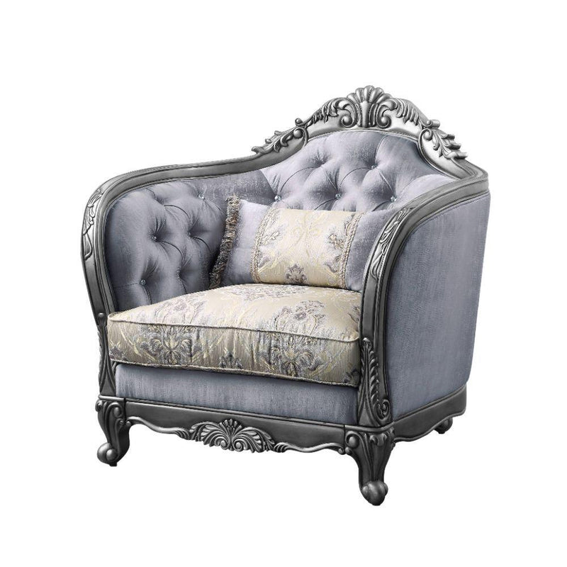 Acme Furniture Ariadne Stationary Fabric Chair 55347 IMAGE 2