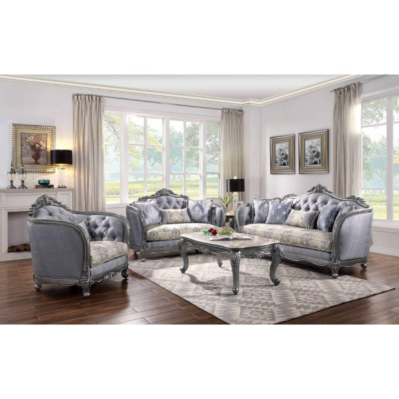 Acme Furniture Ariadne Stationary Fabric Chair 55347 IMAGE 5