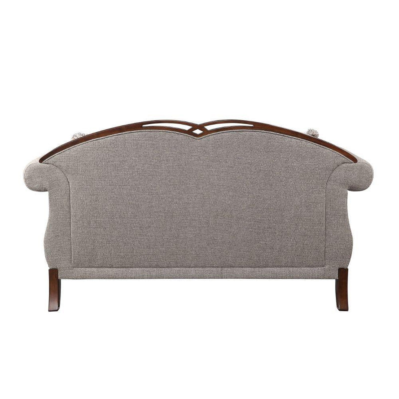 Acme Furniture Miyeon Stationary Fabric Loveseat 55366 IMAGE 4