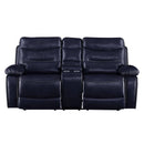 Acme Furniture Aashi 55371 Motion Loveseat with Console IMAGE 1