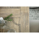  Hooker Furniture 5805-75200-80 Ciao Bella 84in Trestle Table with 2-18in Leaves-Flaky White/Black IMAGE 5